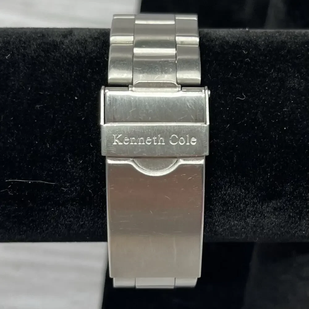 Kenneth Cole Watch Quartz Date Luminous Hands Stainless Steel 50mWR